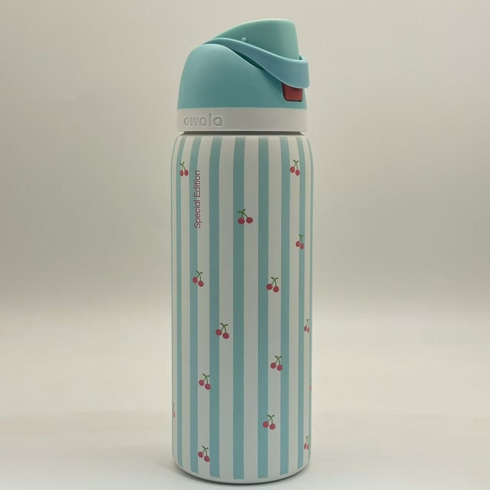 Owala 32oz Birthday Bash Pillow Fight FreeSip Water Bottle Sport Mug Top Quality