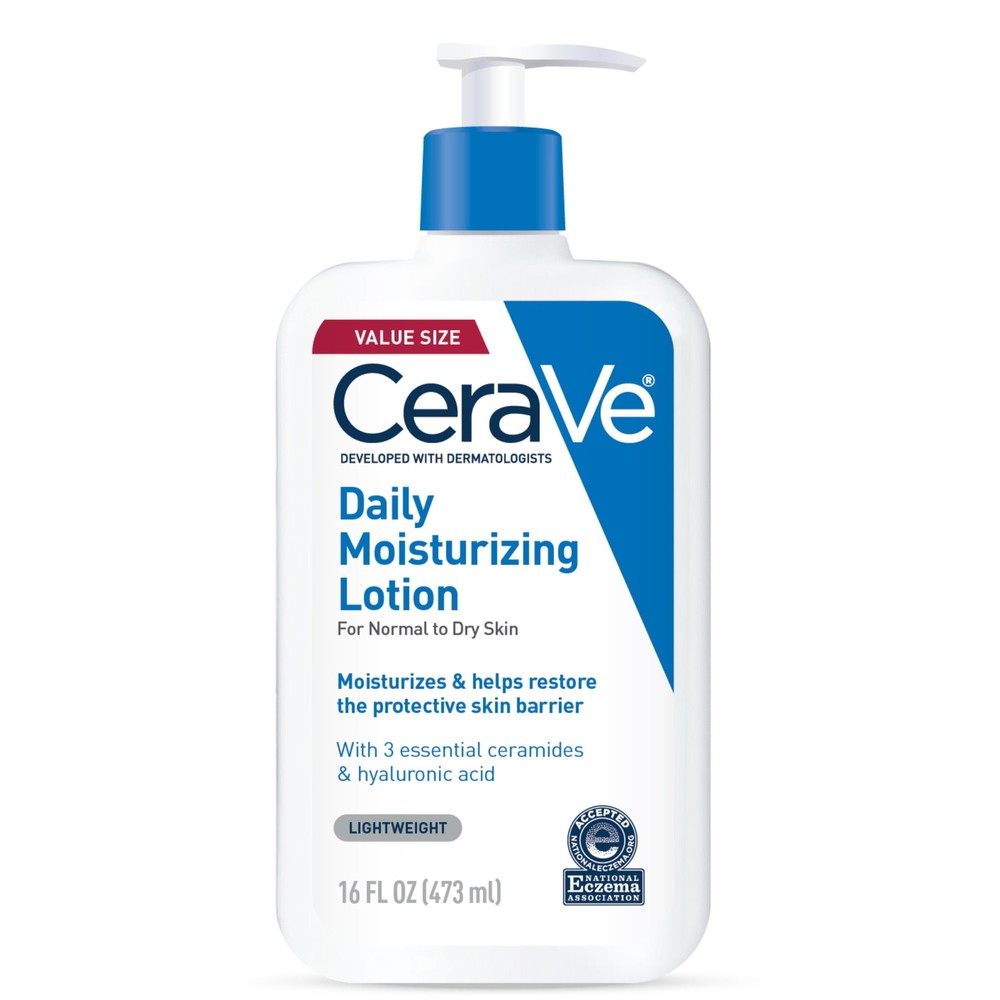 CeraVe Daily Face & Body Lotion for Normal to Dry Skin Hydration