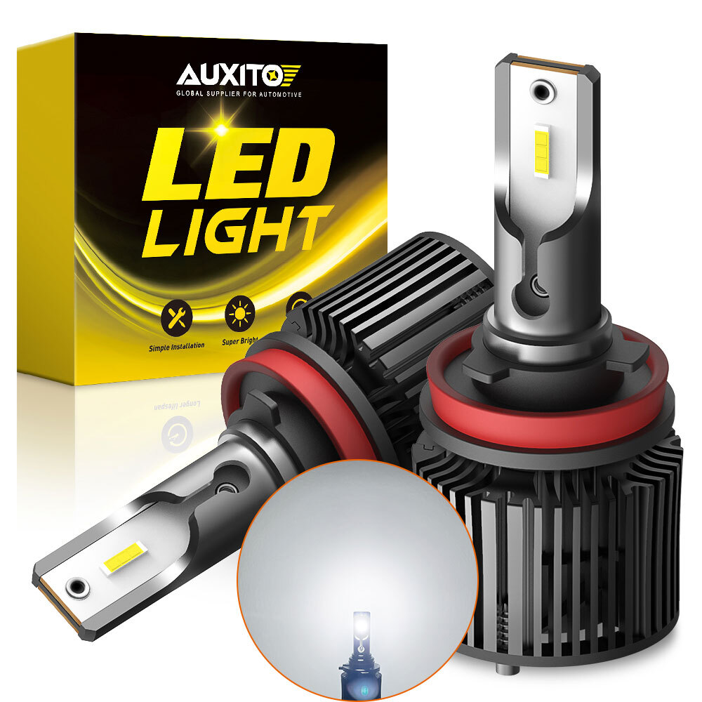 AUXITO H8 H9 H11 LED Headlight Bulbs High Low Beam Conversion Kit 6000K White US
