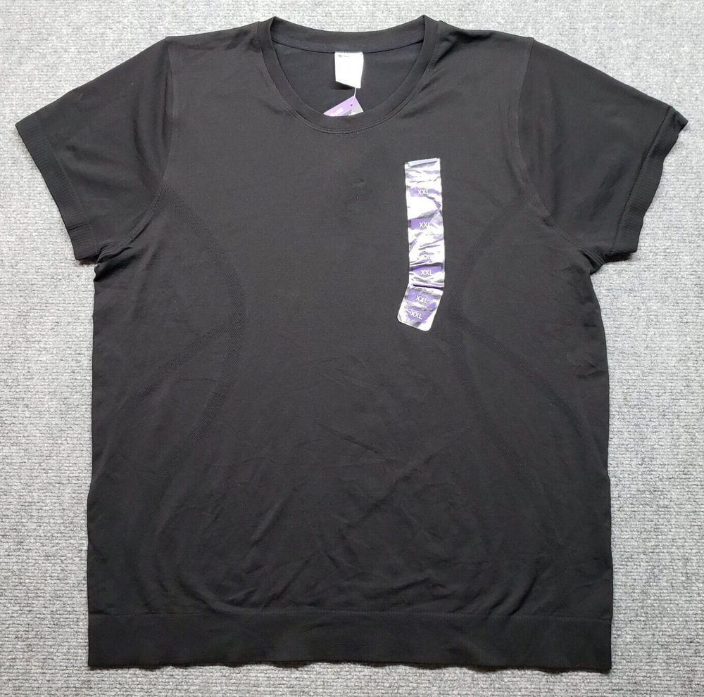 Women's XXL Black Active Crew Neck T-Shirt by Members Mark-image