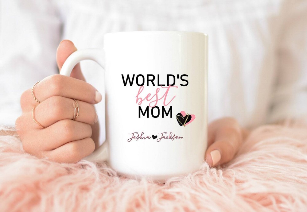 World's Best Mom Coffee Mug Personalized Mug Mother's Day Gift Gift For Mom