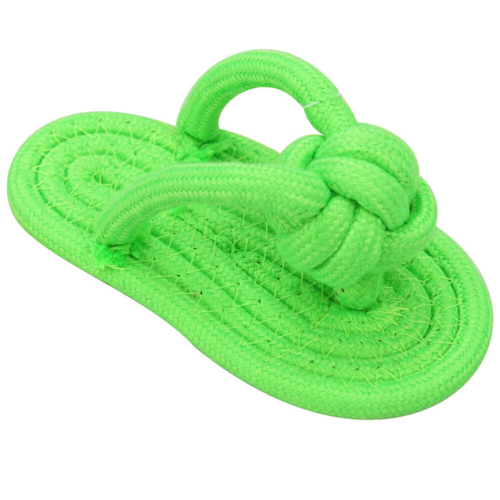 Rope Dog Toys Pet Teeth Playing Toy Rope Slipper Dog Toys Rope Chew Toys