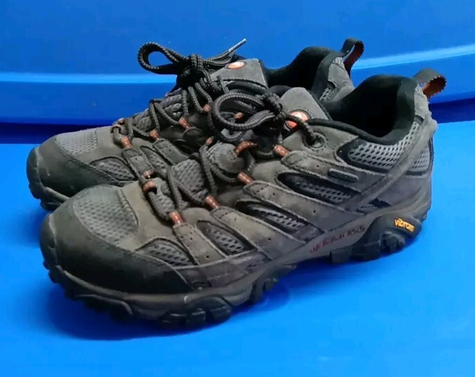Merrell Moab 2 Vent Hiking Shoes Men’s Size 9.5 J06029 Gray Ventilator Low Top