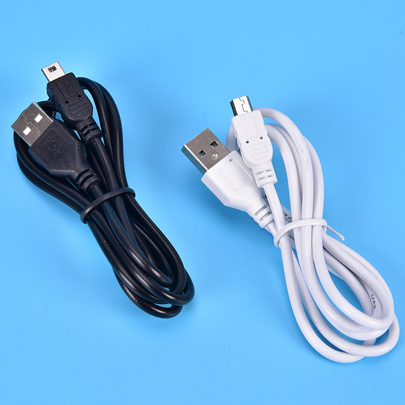 1m Long MINI USB Cable Sync & Charge Lead Type A to 5 Pin B Phone Charger M&*a5