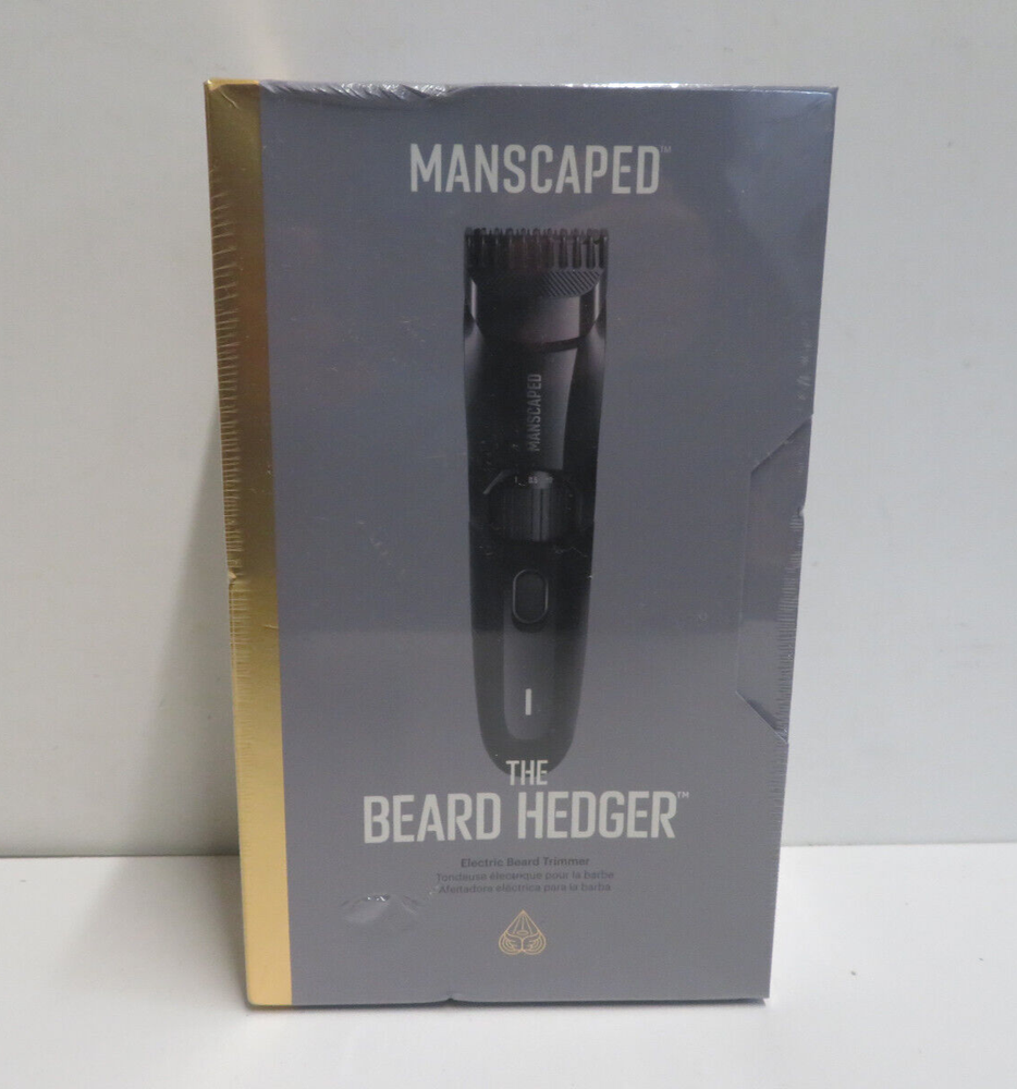 Manscaped The Beard Hedger Rechargeable Men's Beard Trimmer Black (30-00100) NEW