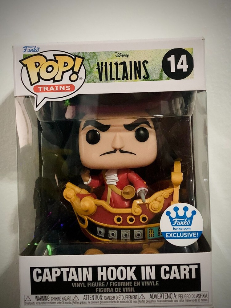 Disney Funko Pop Captain Hook Exclusive Train Collectible #14