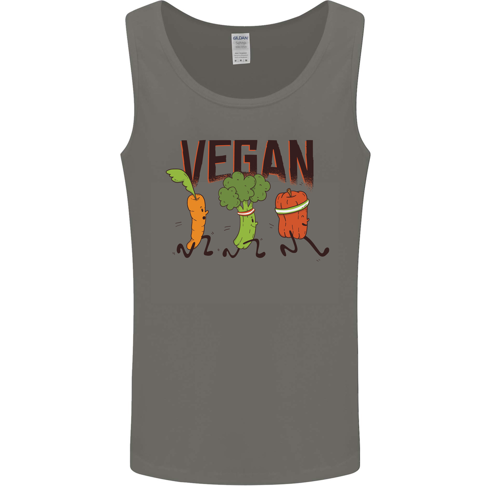 Vegan Fitness Mens Vest Tank Top
