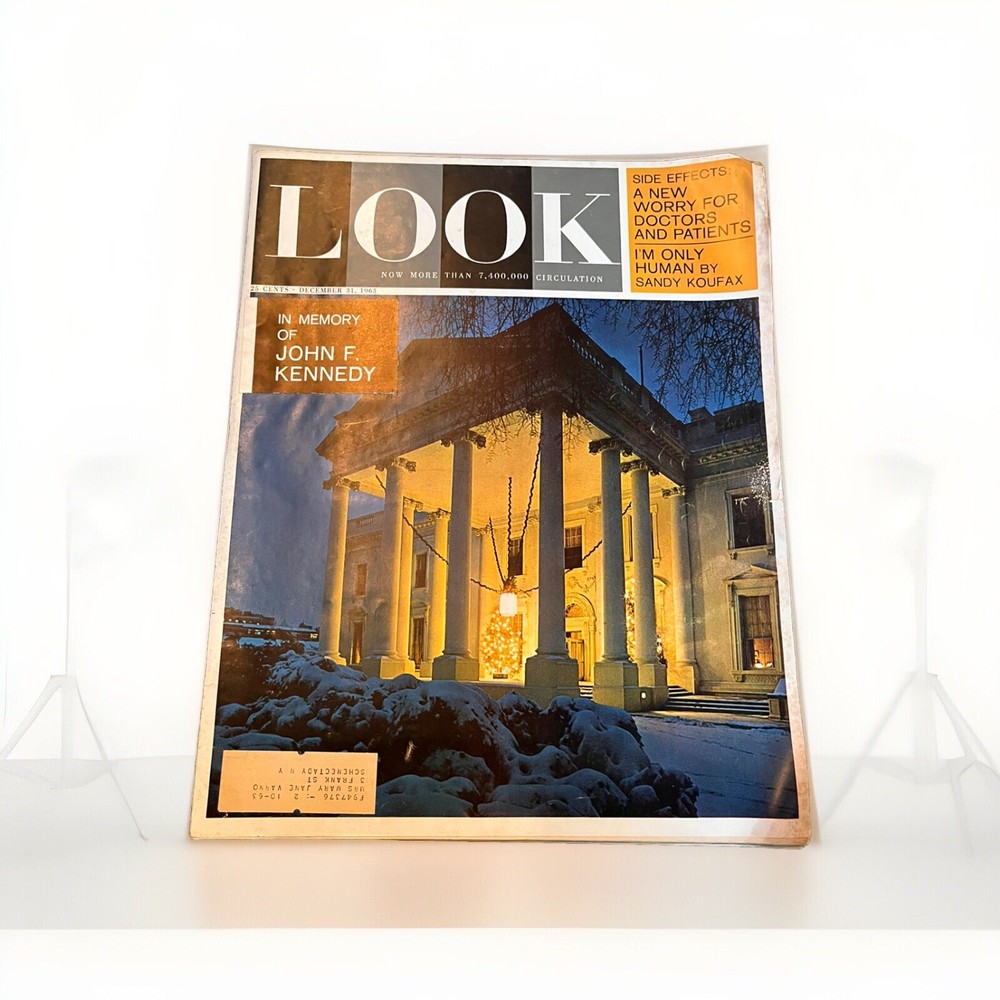 Look Magazine December 31, 1963 In Memory of John F Kennedy