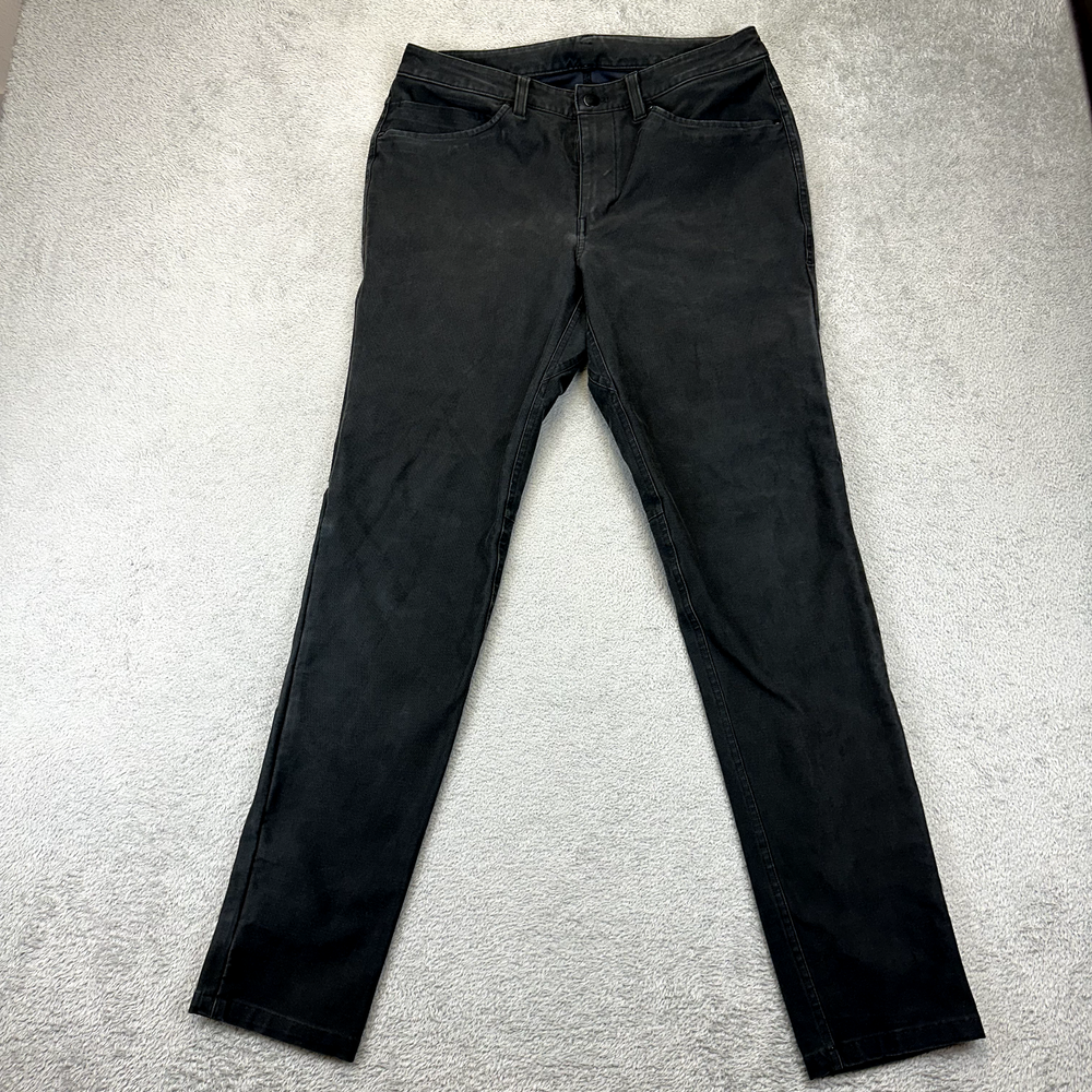 LULULEMON ABC Slim Fit Utilitech Pants Black Jeans Mens 31 x 32 Straight