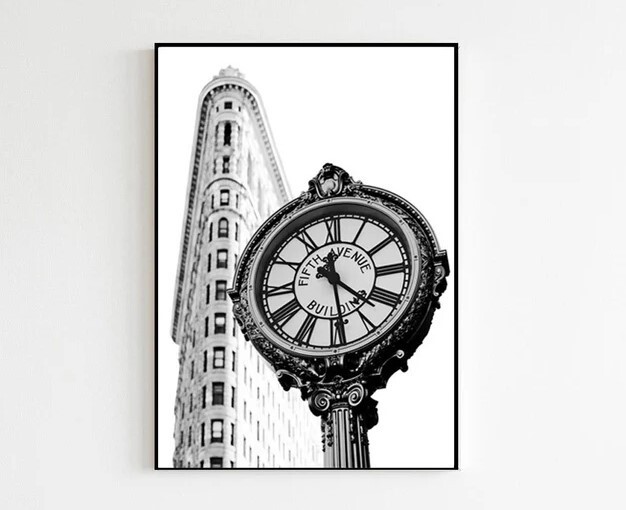 Photography Poster Prints Unframed New York City Fifth Avenue Black And White