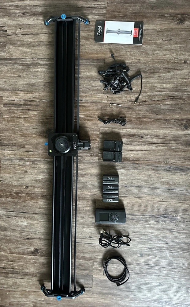 GVM GT-J120D Professional Video Aluminum Alloy Motorized Camera Slider 48 in