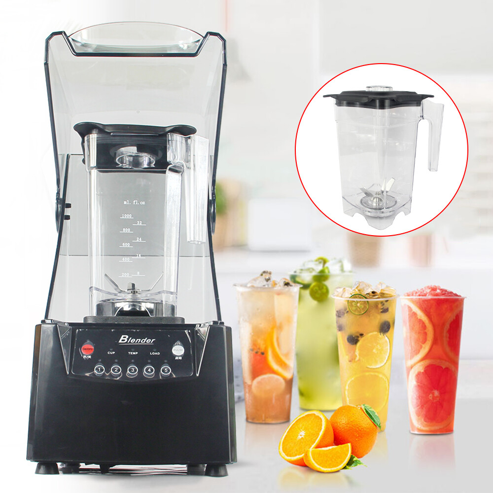 1.8L Commercial Soundproof Smoothie Blender for Juicing Mixing Fruits