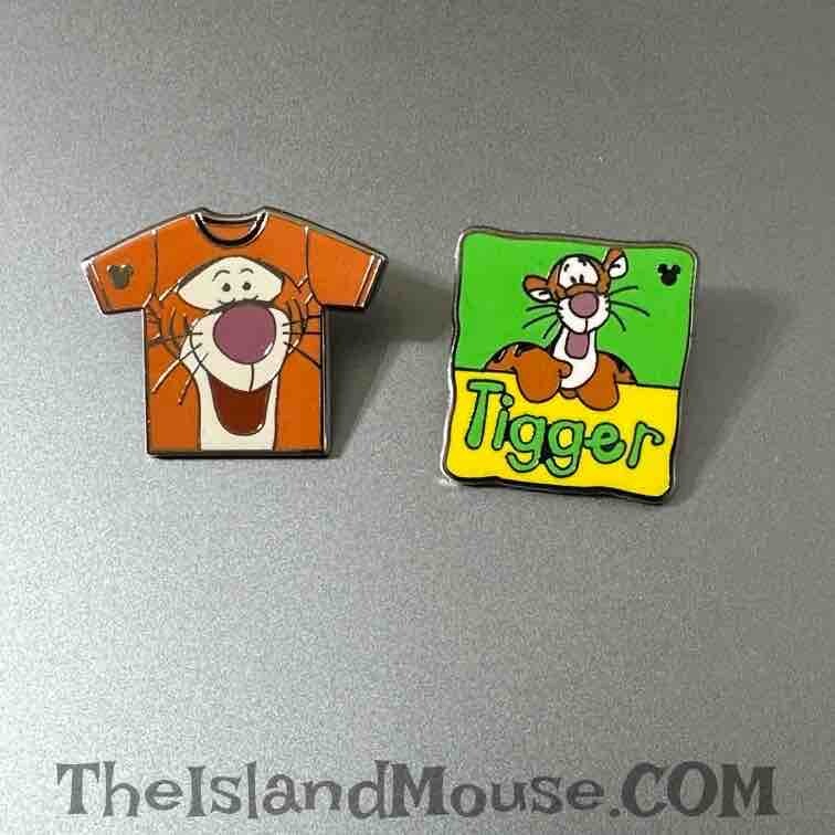 Disney Winnie the Pooh Tigger T-Shirt Friends HM 2 Two Pin Collection (U3:85622)