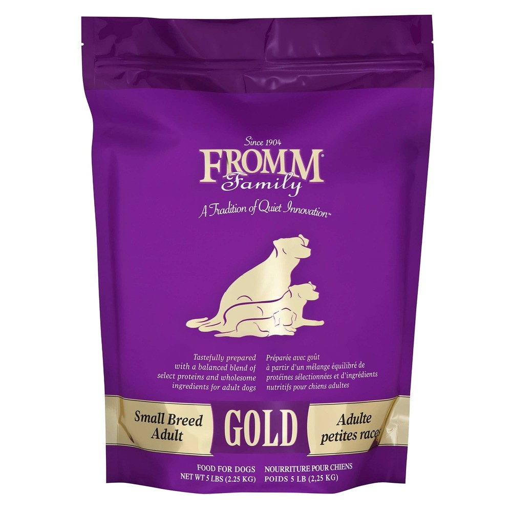 Fromm Small Breed Adult Gold Premium Dry Dog Food - 5 Pound (Pack of 1), gold