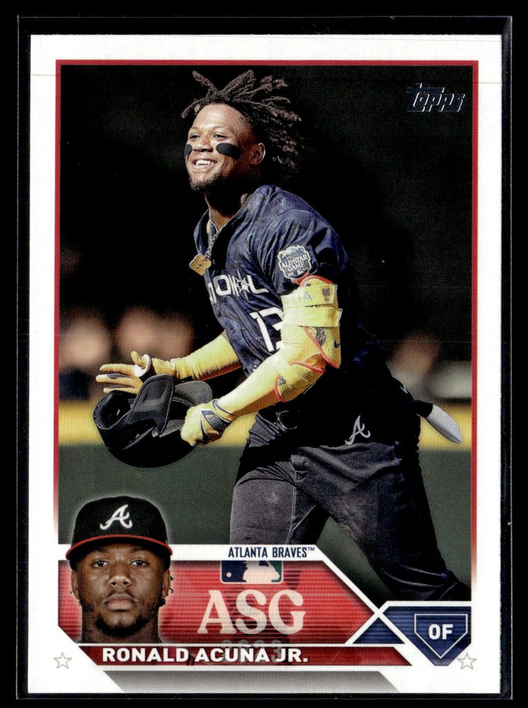2023 Topps Update Ronald Acuña Jr ASG-7 All-Star Game Atlanta Braves Card