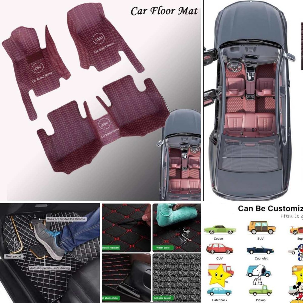 For Chrysler 200 300 Aspen Crossfire Pacifica PT Cruiser Sebring Car Floor Mats