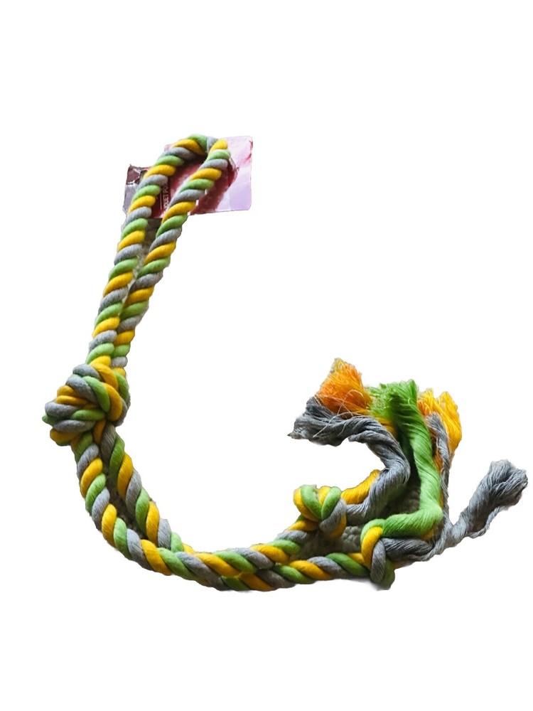 Greenbriar Kennel Club Dog Rope Toy Multicolored Interactive Heavy Duty Long