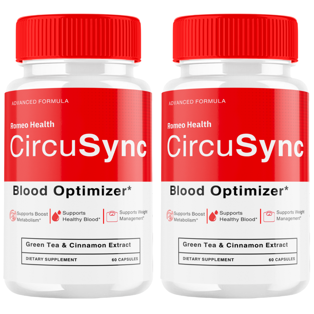 CircuSync Official Blood Health Support Dietary Supplement (2 Bottle)