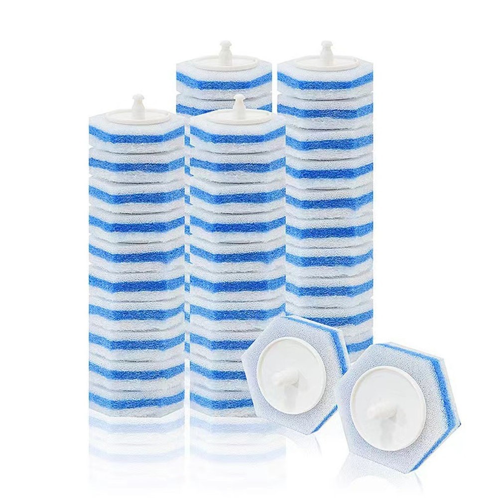 50PCS Upgraded Toilet Wand Refills Compatible with Disposable Wand Heads