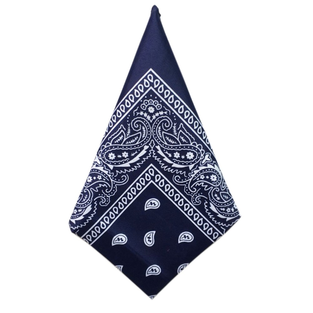 Set of 1 navy   bandanas - Cashmere cotton scarf sold by 1 E8B68824