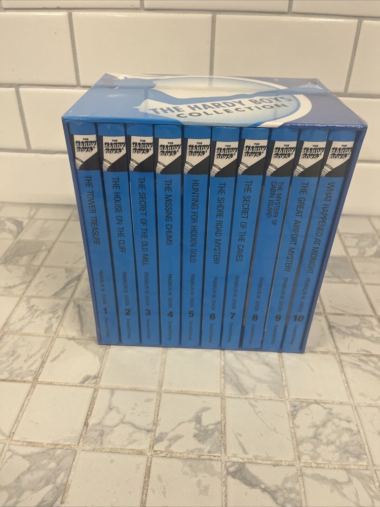 NEW SEALED Hardy Boys Hardcover Boxed Set Books 1-10 by Franklin W Dixon