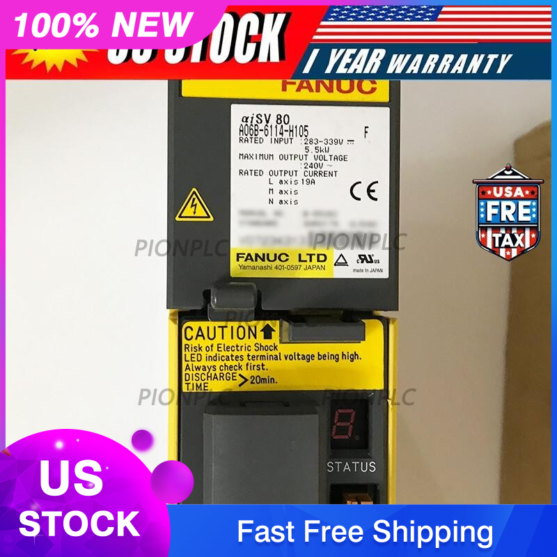 FANUC A06B-6114-H105 Servo Drive A06B6114H105 New In Box Expendited Shipping