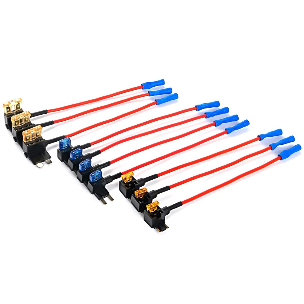 12V Car Add-a-Circuit Fuse Adapter Durable Auto Electrical Accessory