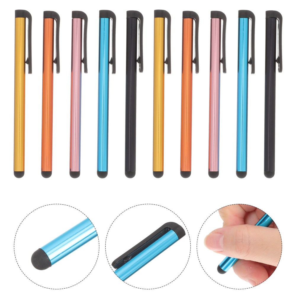 20-Pack Universal Capacitive Stylus Pens for Touchscreen Laptops & Devices