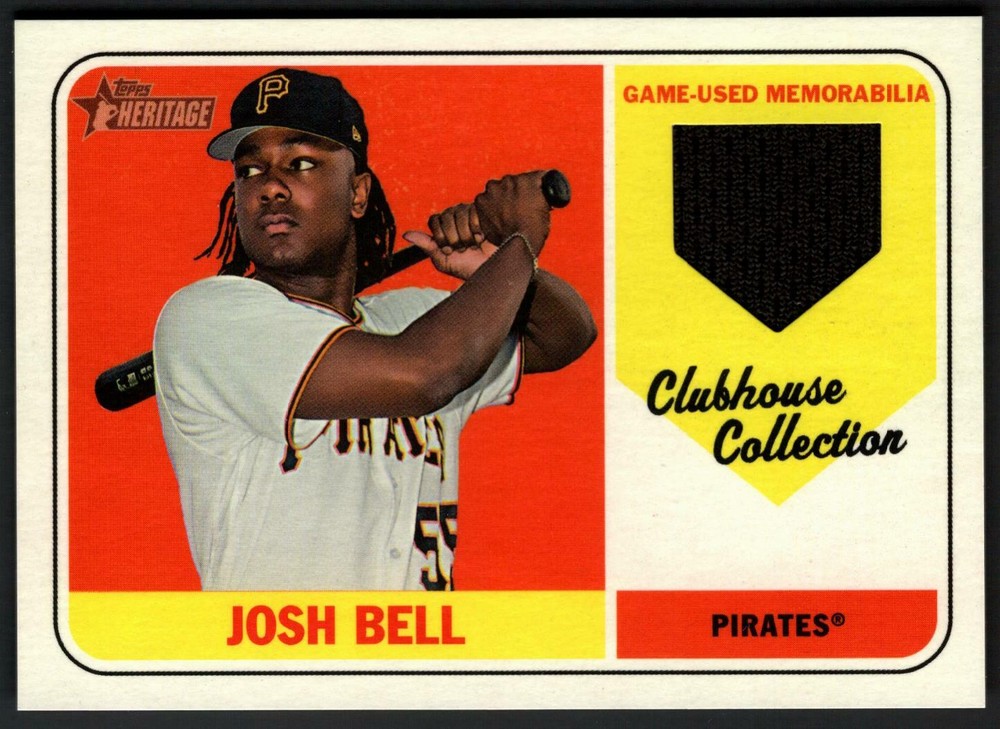 2018 Topps Heritage High Number Josh Bell Game-Worn Jersey Relic CCR-JB