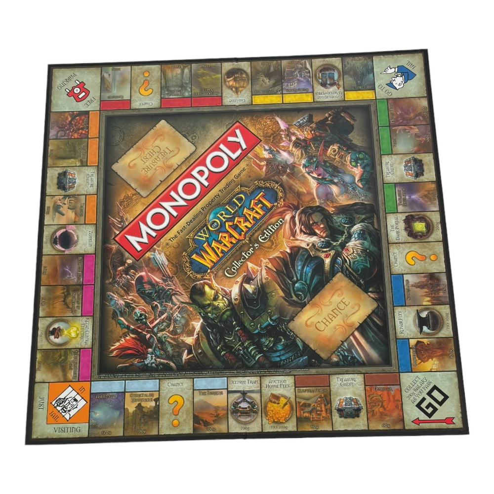Replacement Game Board Monopoly World of Warcraft Collector's Edition