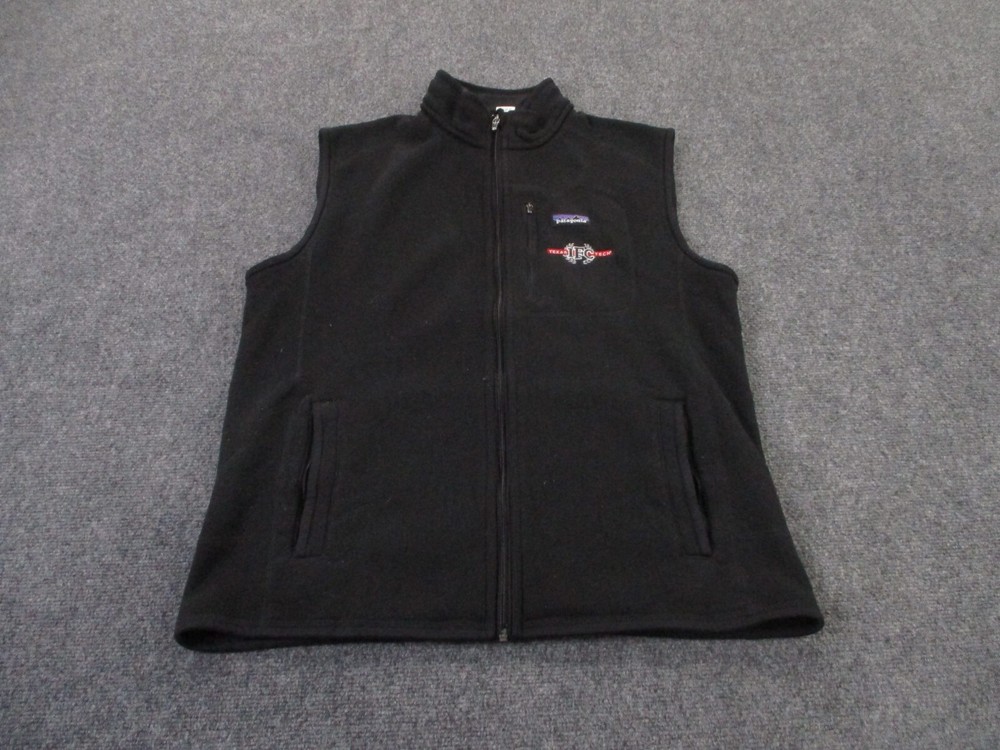 Patagonia Jacket Men XL Black Vest Better Sweater Fleece Jumper Camping Hiking