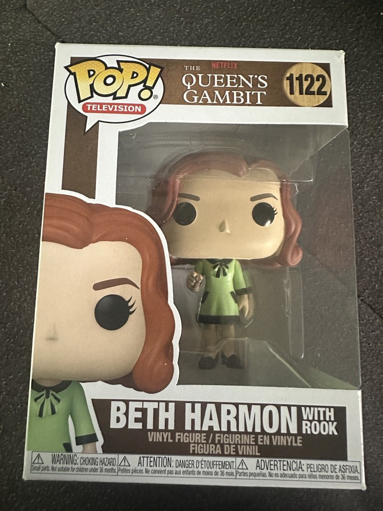 The Queen's Gambit Funko Pop Beth Harmon with Rook Figure 1122