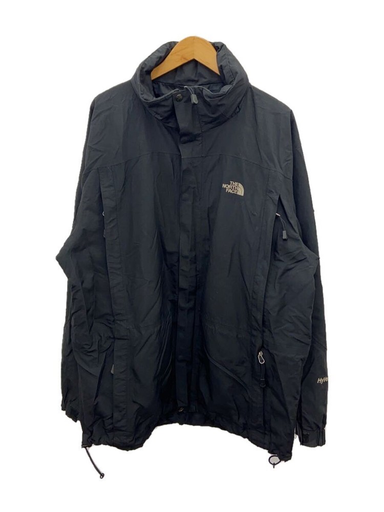 The North Face Nylon Jacket Xl Nylon Blk Plain