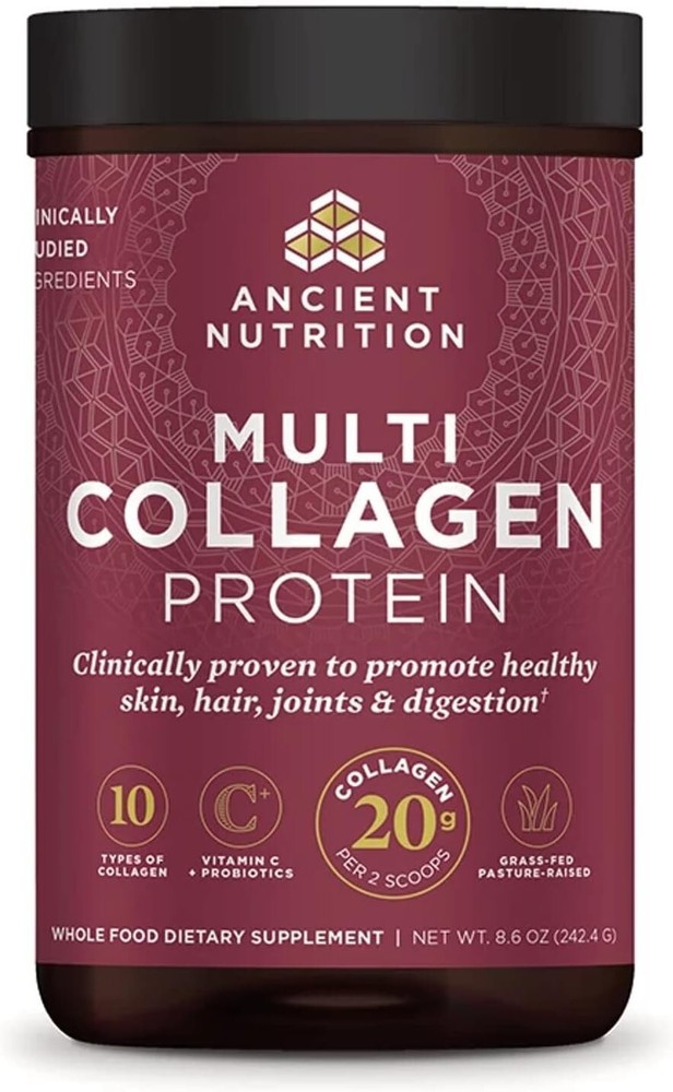 Ancient Nutrition Multi Collagen Protein Powder Unflavored - 8.6 oz
