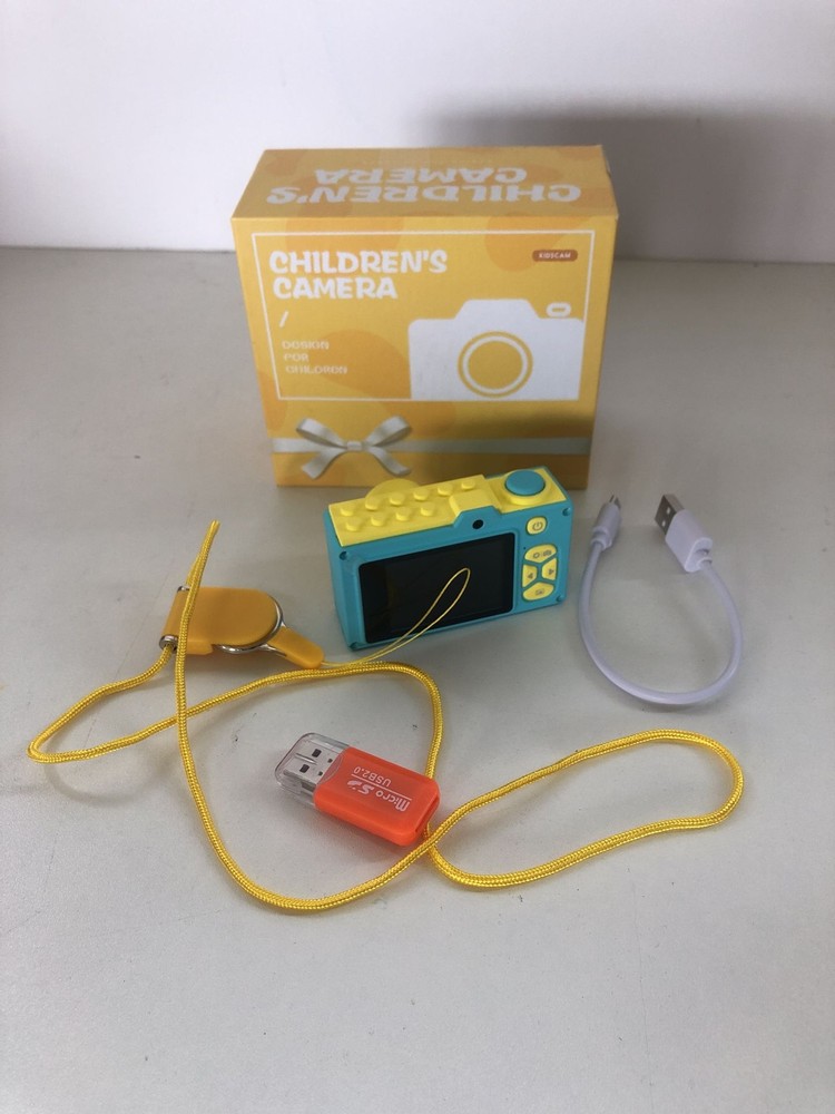 HD 1080P Dual Lens Kids Digital Camera Toy for Photos and Videos