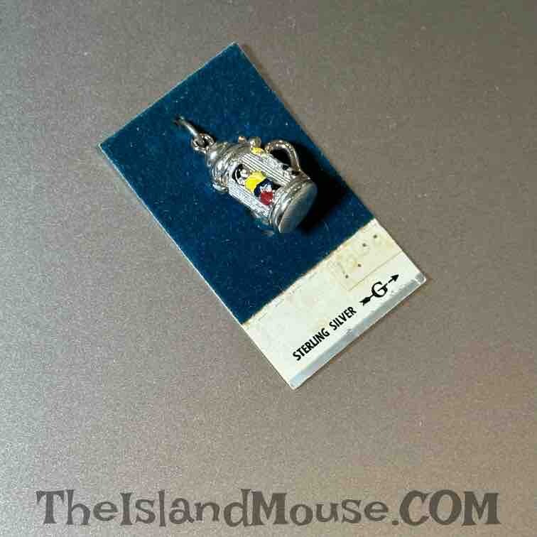 Vintage 1960's Sterling Silver 925 BEER STEIN Pendant Bracelet Charm (NH:1206)