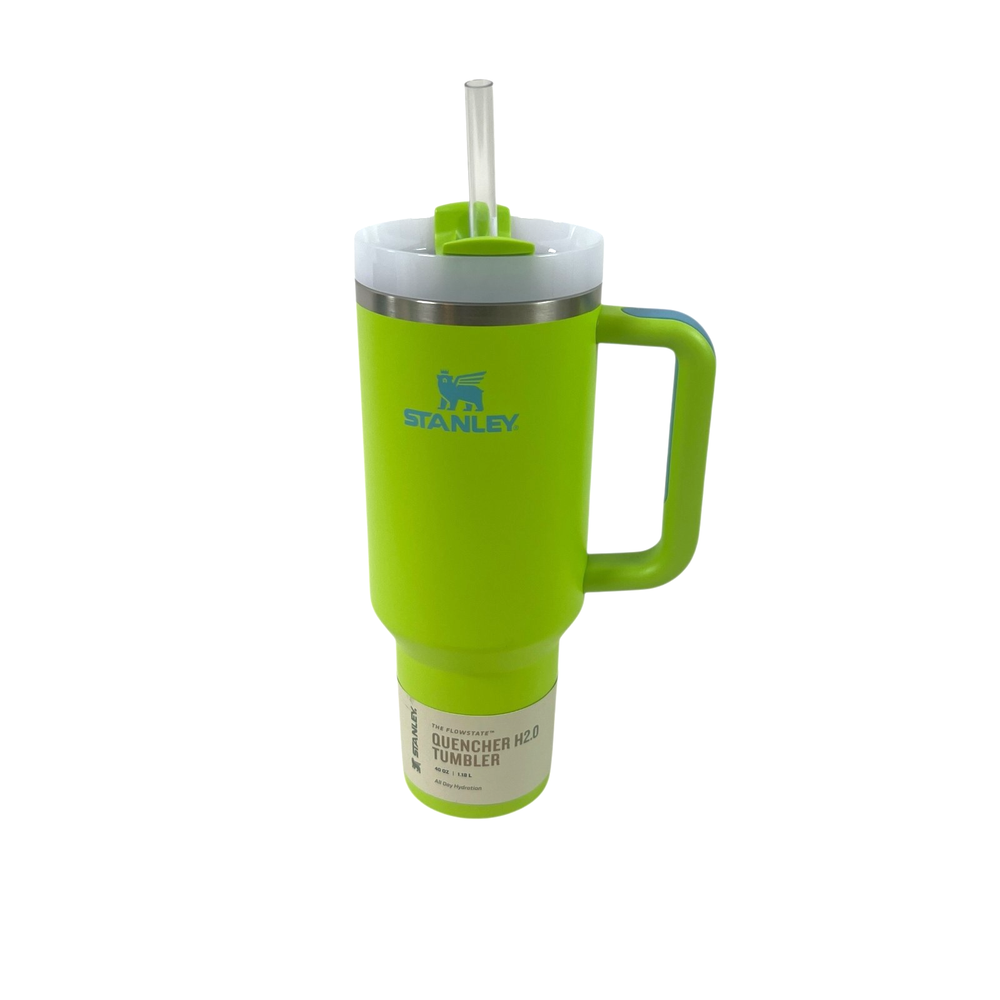 STANLEY Quencher H2.0 Tumbler with Handle and Straw 40 oz | Flowstate 3-Position
