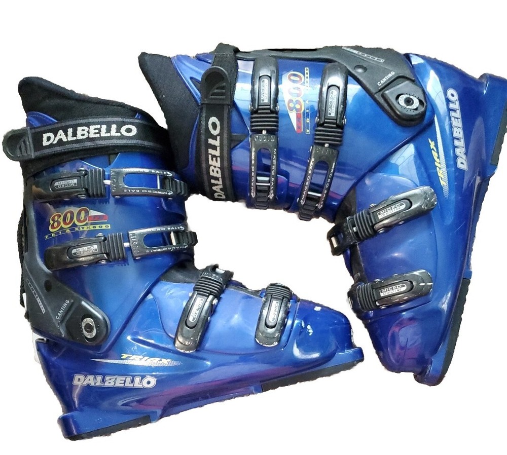 Dalbello Triax TX 800 Mens Blue Ski Boots Size 29/29.5 Lateral BS Italy  