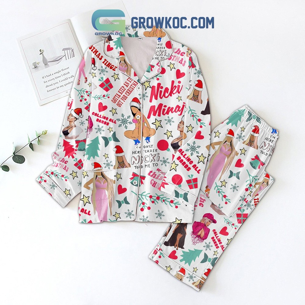 Nicki Minaj The Barbz Holiday Pajamas Set for Christmas