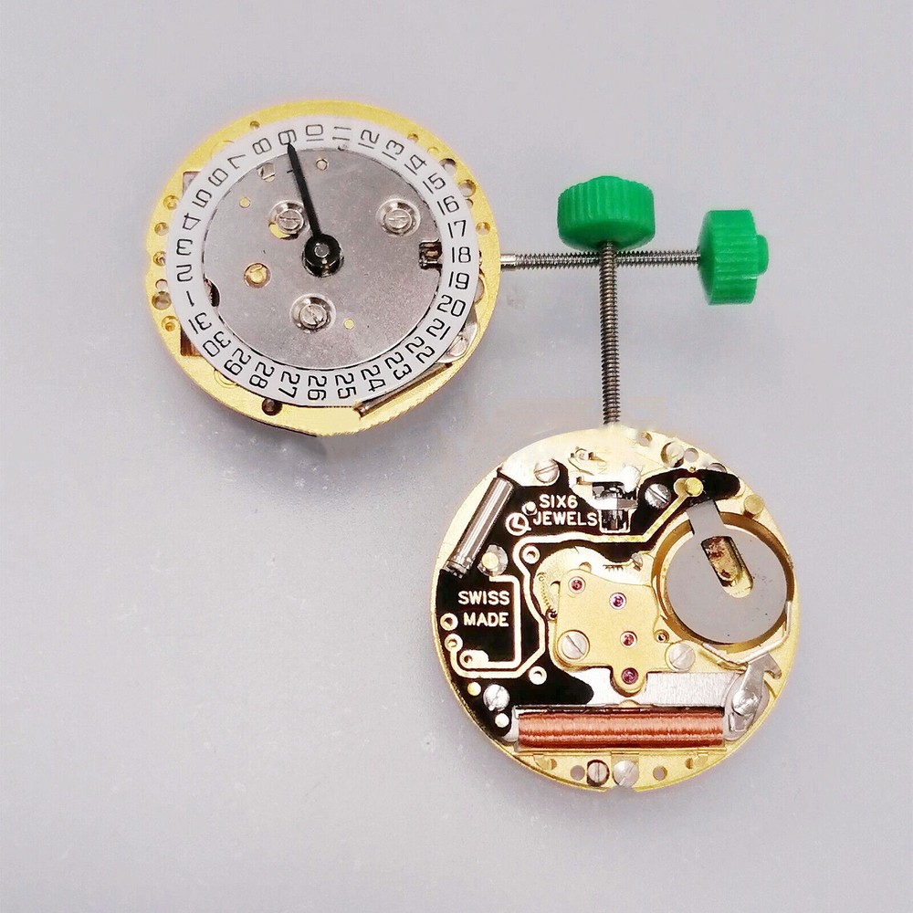 3-Hand Quartz Watch Movement Replacement Parts for ISA 222 zxc