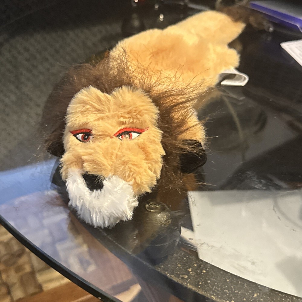 Squeaking Animal Plush Lion Honking Toy for Dogs