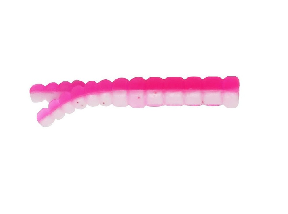 Leland Lures Split-Tail Grub Body 50 PCS Bass Panfish Fishing Cotton Candy