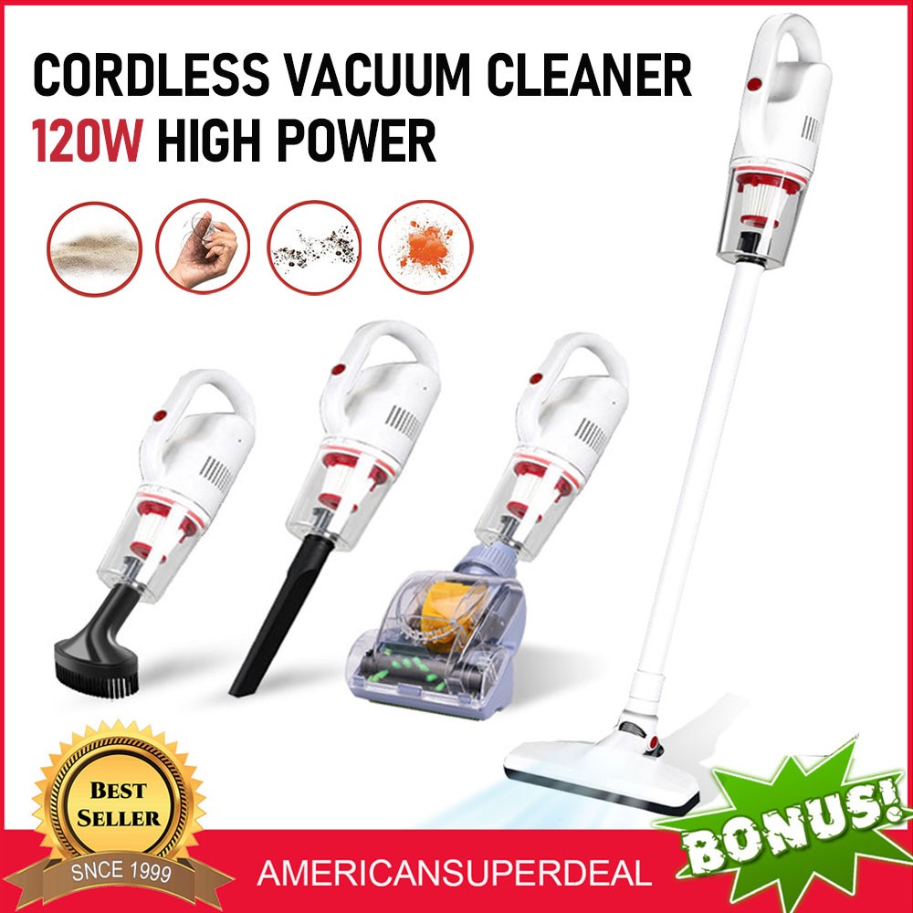 Cordless Vacuum Cleaner 4 in 1 Lightweight Stick Vacuum Cleaner Rechargeable New