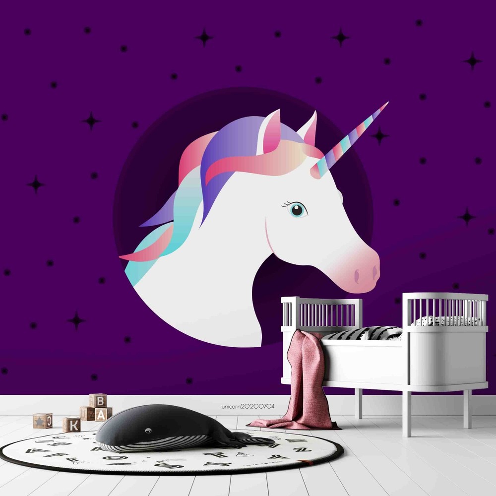 3D Unicorns Illustration Wall Murals Wallpaper Murals Wall Sticker