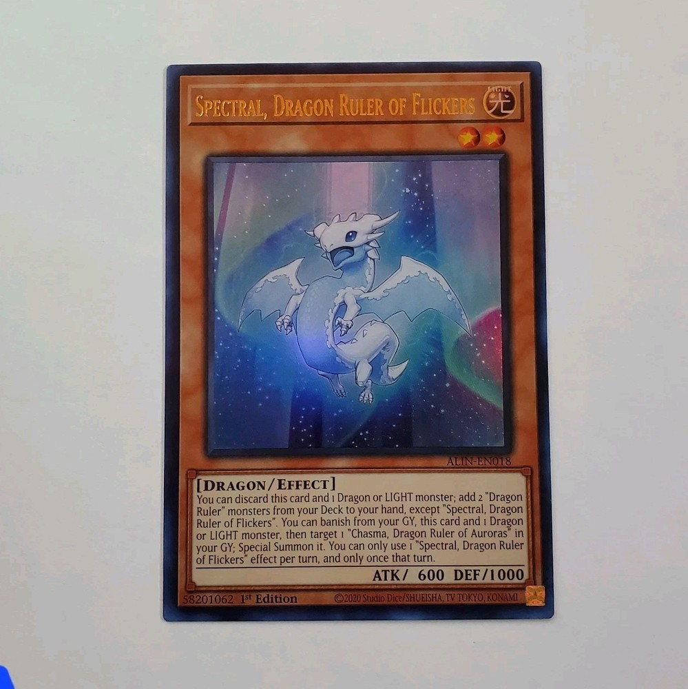 Spectral Dragon Ruler of Flickers ALIN-EN018 1st Edition Alliance Insight