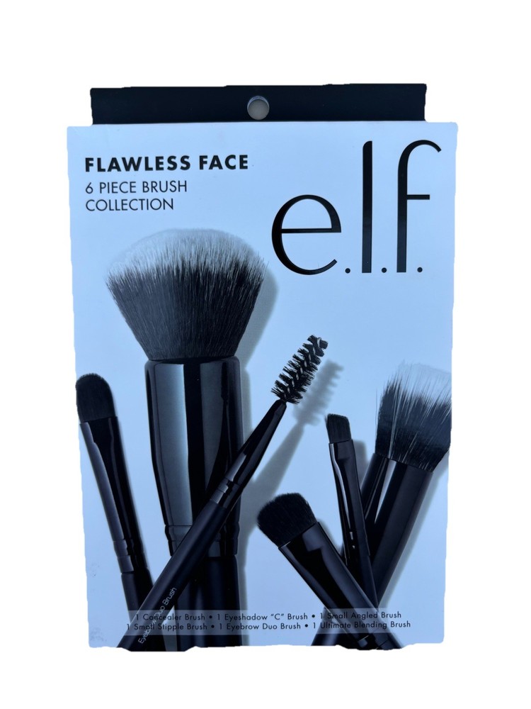 e.l.f. Flawless Face 6-Piece Brush Set New in Sealed Box 33071