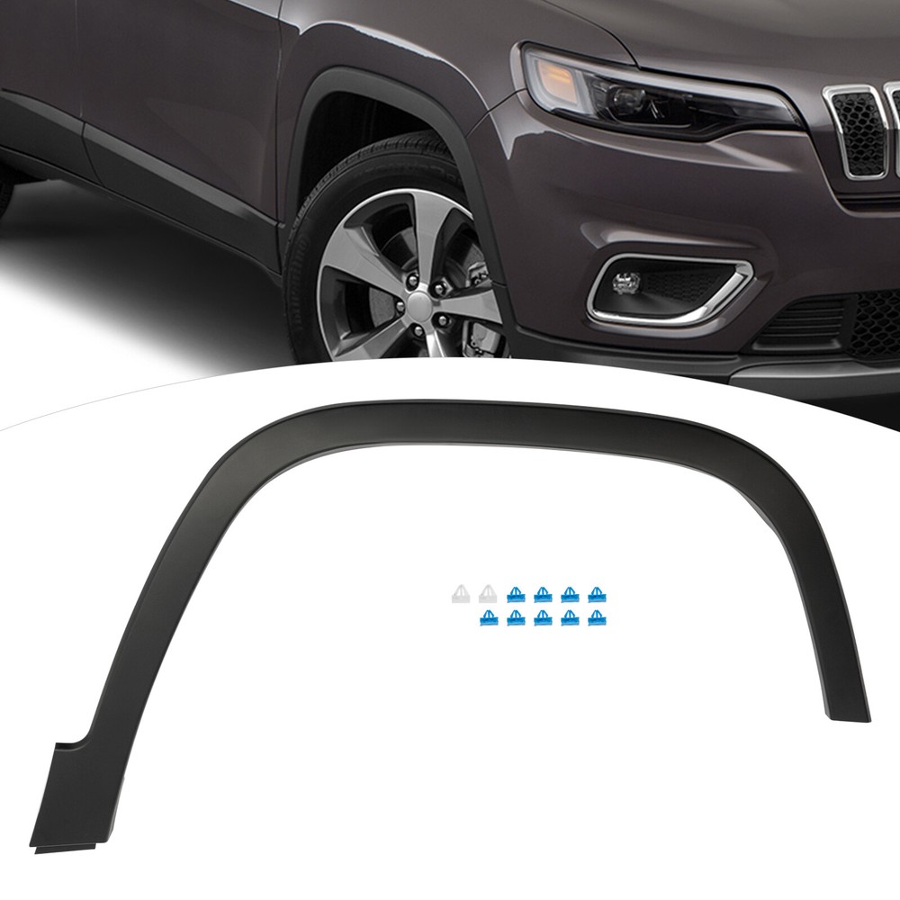 For 2019-2022 Jeep Cherokee Front Passenger/Right Side Fender Trim Fender Flare