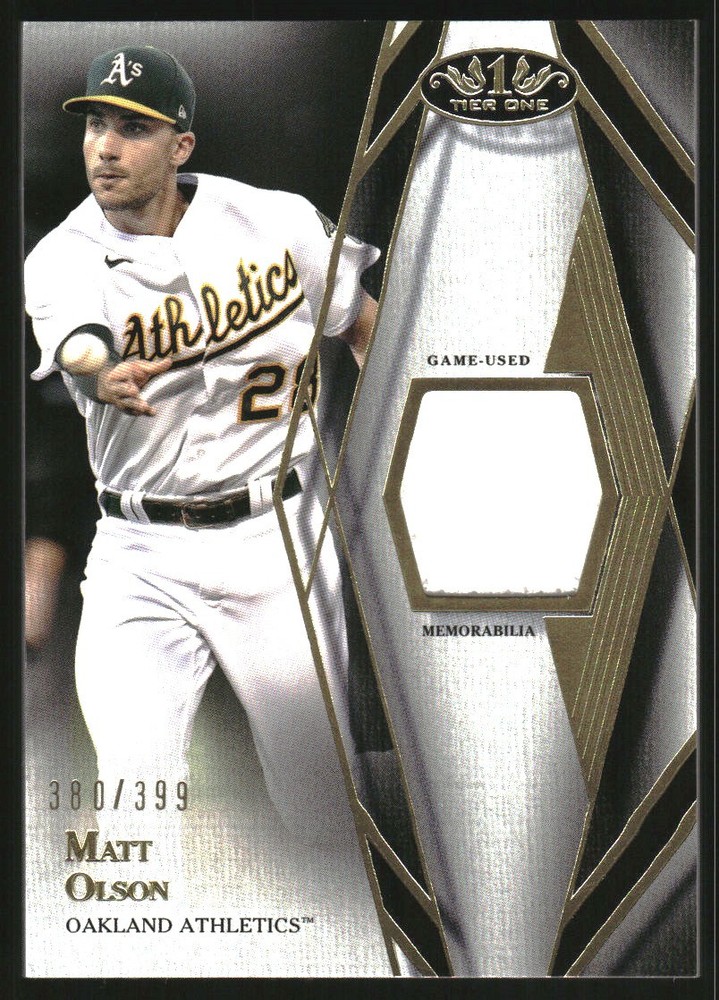 2022 Topps Tier One Relics #MO Matt Olson Jersey /399