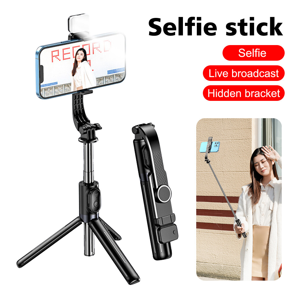 Portable Wireless Remote Selfie Stick Tripod Phone Stand Desk For iPhone/Samsung