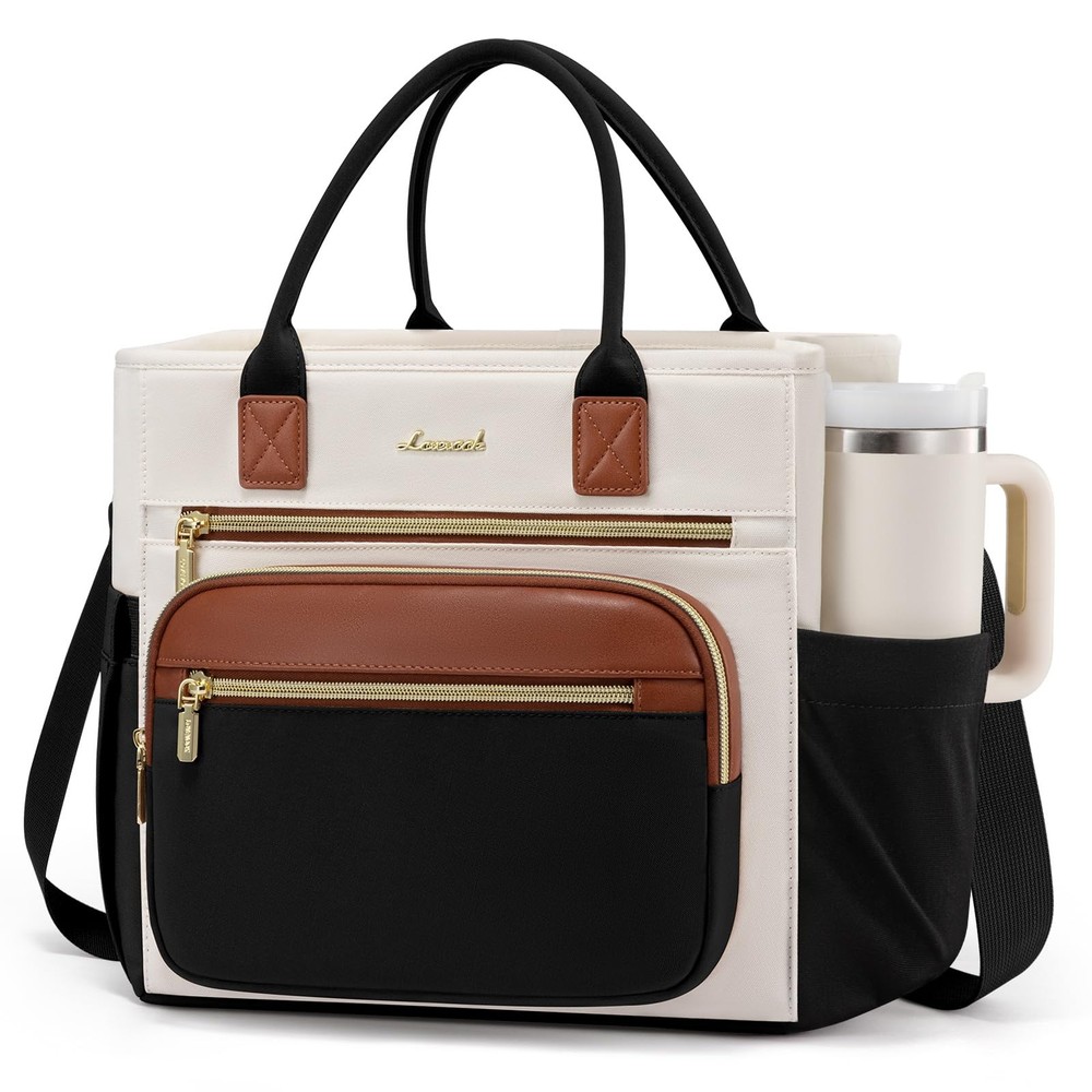 Insulated Lunch Bag Women,Wide Opening Adult Lunch Box Women,Large Leakproof ...